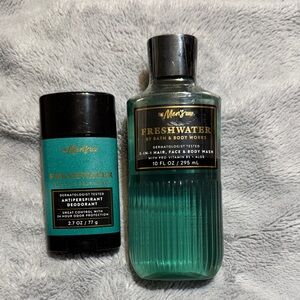 Bath & Body Works Freshwater Body Wash and Deodorant Set
